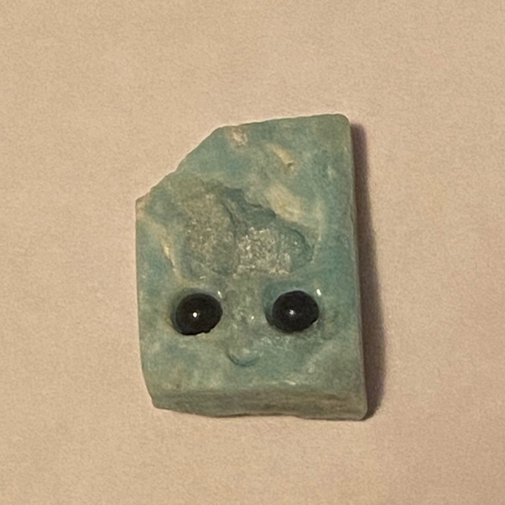 Happy little blue rock!